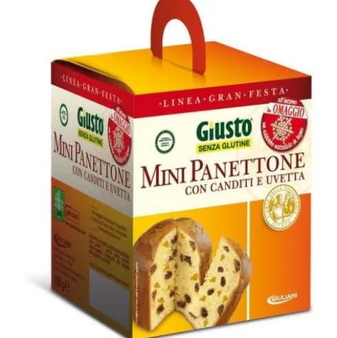 Giuliani Panettone Senza Glutine con Uvetta e Canditi 100g