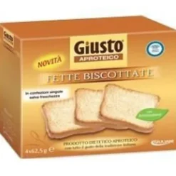 Giusto Aproteico Fette Biscottate Ricche di Fibre 250 g