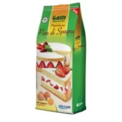Giusto Preparato per Pan di Spagna Senza Glutine per Celiaci 480 g