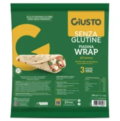 GIUSTO S/G Wrap Avena 3x60g