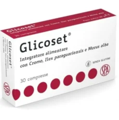 Glicoset Integratore Metabolismo Carboidrati Lipidi con Cromo 30 Compresse