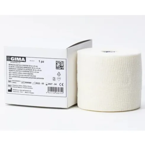 Gloria Benda Med Zincolastic Elastica alla Colla di Zinco 10x700cm