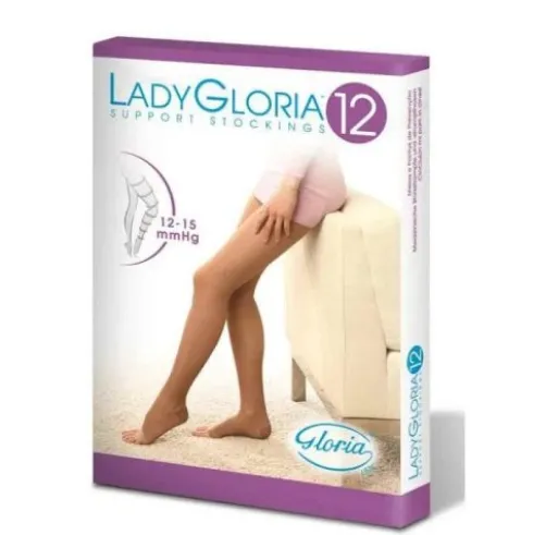 Gloria LadyGloria 12 Collant Punta Aperta Daino Taglia 1