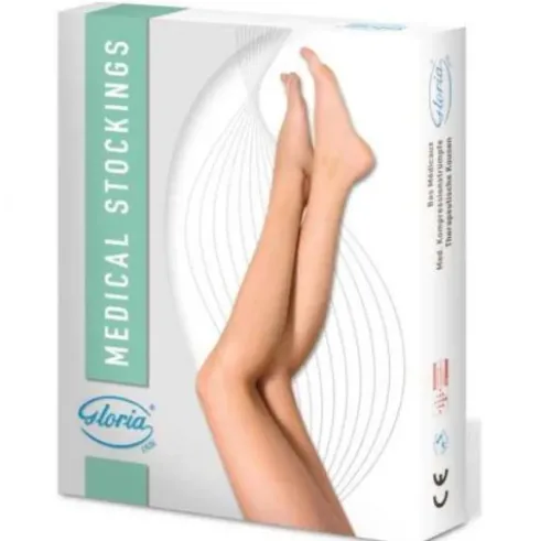 Gloria Med Gambaletto Corto Cotton Evo 262 Beige Misura Medium