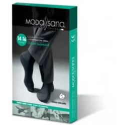 Gloria Modasana Gambaletto Uomo 14 mmHg Cotone Antracite Taglia XL