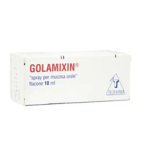 Golamixin Spray Orofaringeo Tirotricina per Stomatiti 10ml