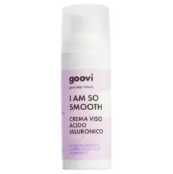 Goovi I'am So Smooth Crema Viso Acido Ialuronico - Crema idratante e levigante - 50 ml