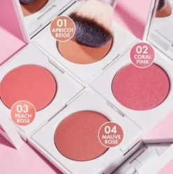 Goovi I'm Not Shy Creamy Powder Blush 03 - Blush in polvere vellutata - Nuance peach rose - 4 g
