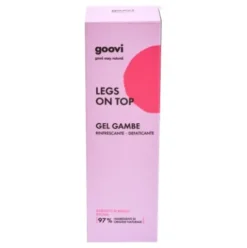 Goovi Legs On Top Gel Gambe - Gel defaticante per gambe fresche e leggere - 125 ml