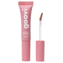 Goovi Match 2 Glow Creamy Lip&Cheek 01 - Blush in crema per labbra e guance - Colore peach obsession - 12 ml