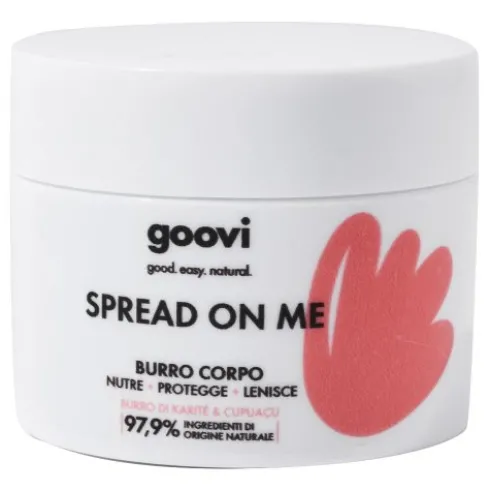 Goovi Spread On Me Burro Corpo Nutriente - Burro idratante, lenitivo e protettivo - 221 g
