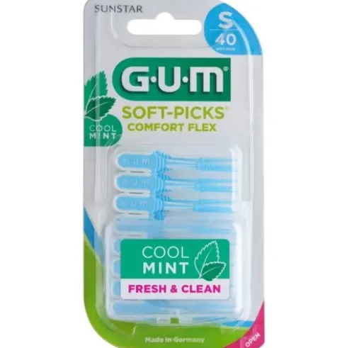 Gum Soft Pick Mint Comfort Flex Small Scovolini Interdentali 40 Pezzi