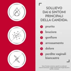 Gyno-Canesten - Trattamento dei sintomi associati alla candida - 12 compresse Vaginali