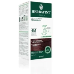Herbatint Tintura Capelli Permanente 4M Castano Mogano 300ml 3 Dosi