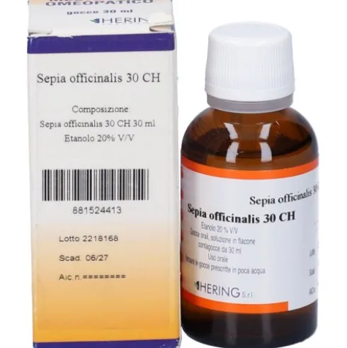 Hering Sepia 30CH Gocce Omeopatiche da 30ml