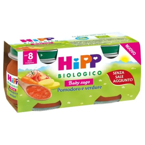 HIPP Bio Sugh.Pom/Verd.2x80g