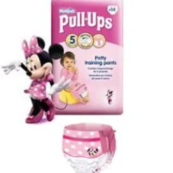 Huggies Pull Ups Girl Mutandina Assorbente 8-15 kg 16 Pezzi