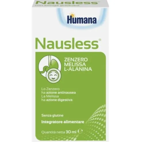 Humana Nausless Integratore Alimentare per la Nausea 30 ml