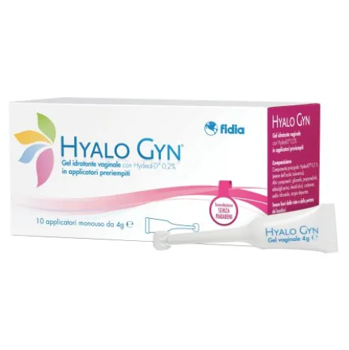 Hyalo Gyn Gel idratante vaginale - Trattamento idratante per la secchezza vaginale - 10 Applicatori monouso da 4 g