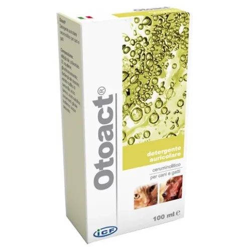Icf Otoact Light Detergente Auricolare per Cani e Gatti Flacone da 100 ml