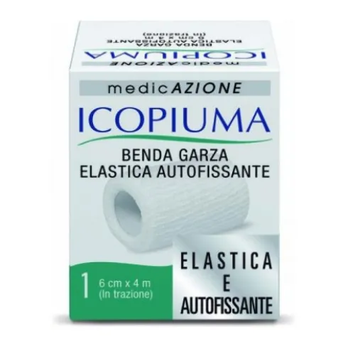 Icopiuma Benda Garza Elastica Autofissante 6 cm x 4 m