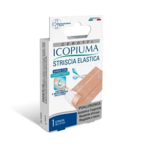 Icopiuma Striscia Elastica TNT Ipoallergenica 1m x 6cm