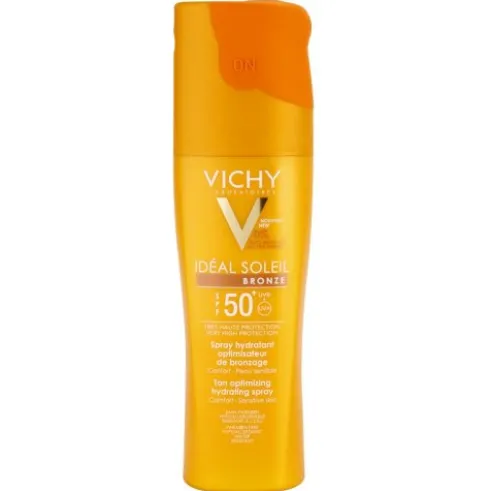 Ideal Soleil Latte Spray Bronze SPF 50+ Protezione Solare Molto Alta 200 ml