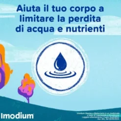 Imodium Diarrea E Meteorismo - Per il trattamento della diarrea acuta degli adulti - 12 compresse