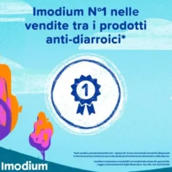 Imodium - Per il trattamento della diarrea acuta - 12 Compresse Orosolubili 2mg