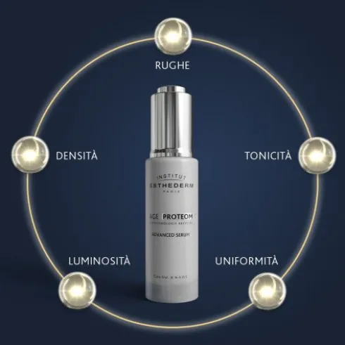 Institut Esthederm Age Proteom Advanced Serum - Siero viso illuminante anti età - 30 ml