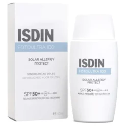 Isdin Fotoultra 100 Solar Allergy Protect SPF50+ - Protezione solare per pelle con allergia solare - 50 ml