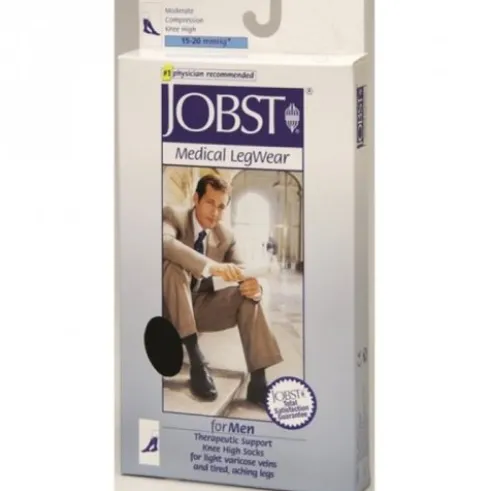 Jobst For Men Gambaletto Compressivo Nero 15-20 mmHg Taglia 2