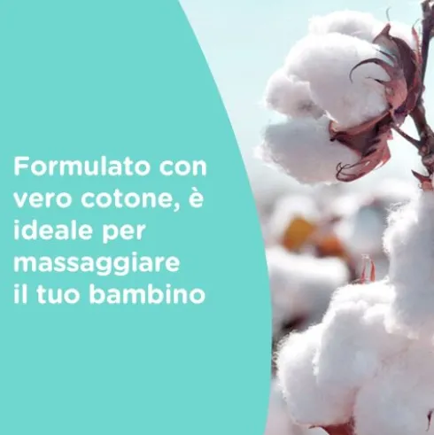 Johnsons Baby Olio Cottontouch per Bambini e Neonati - Assorbimento rapido, con vero cotone - 300 ml