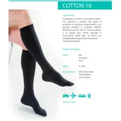 Kamila Gambaletto Uomo Cotton 18 Antracite XL