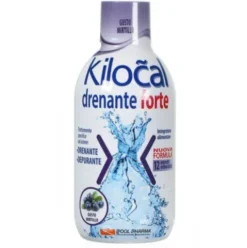Kilocal Drenante Forte - Integratore alimentare drenante e depurativo - Gusto Mirtillo - 500 ml