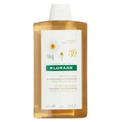 Klorane Shampoo alla Camomilla - Shampoo illuminante per capelli biondi e colorati - 400 ml