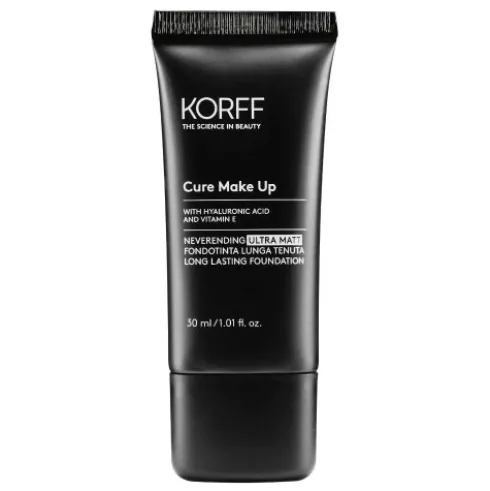 Korff Make Up Fondotinta Neverending Ultra Matt Colore 03 - Fondotinta lunga tenuta SPF30 - 30 ml
