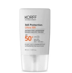 Korff 365 Protection Ultra 100 SPF 50+ - Fluido viso ultraprotettivo antimacchie e antirossori - 40 ml