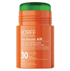 Korff Sun Secret Air Stick Protettivo Anti-Età SPF30 - Stick solare per il viso - 25 ml
