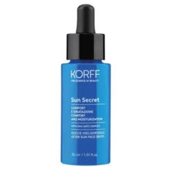 Korff Sun Secret Gocce Viso Doposole - Gocce doposole per viso ad azione idratante e antirughe - 30 ml