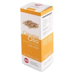 KOS Olio di canapa 125ml ricco acidi grassi essenziali per la pelle senza THC