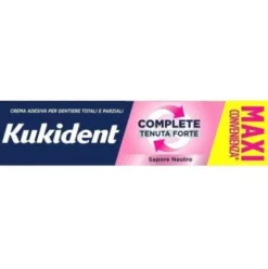 Kukident Complete Neutro Crema Adesiva Dentiere Tenuta Forte 70g