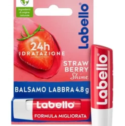 Labello Strawberry Shine Balsamo Labbra Idratante Fragola 4.8g