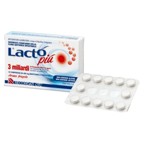 LACTO PIU' Integr. 12 Compresse