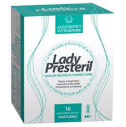 Lady Presteril Anatomico Pocket Assorbenti Giorno 10 Pezzi