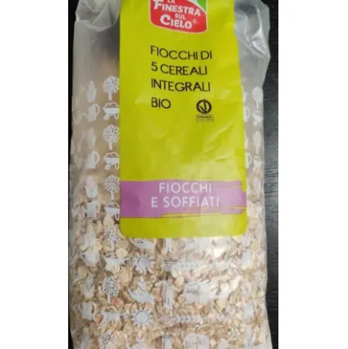 La Finestra Sul Cielo Fiocchi 5 Cereali Integrali Biologici 500 g