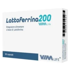 Lattoferrina 200 - Integratore alimentare a base di Lattoferrina - 30 Capsule