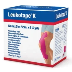 Leukotape Benda Adesiva Fisioterapica Rosa 5cm x 5m