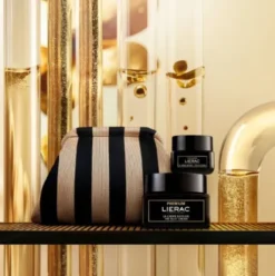 Lierac Cofanetto di Natale 2025 Premium Soyeuse - La Crema Soyeuse 50 ml + Contorno occhi 20 ml + Trousse viaggio
