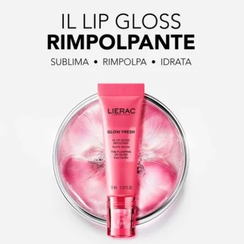 Lierac Glow Fresh Lip Gloss - Lip gloss idratante e rimpolpante - 10 ml